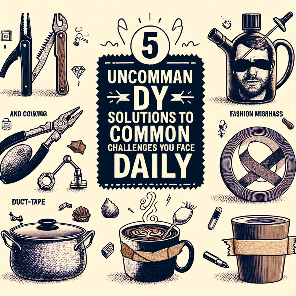 5 Uncommon DIY Solutions to Common Challenges You Face Daily