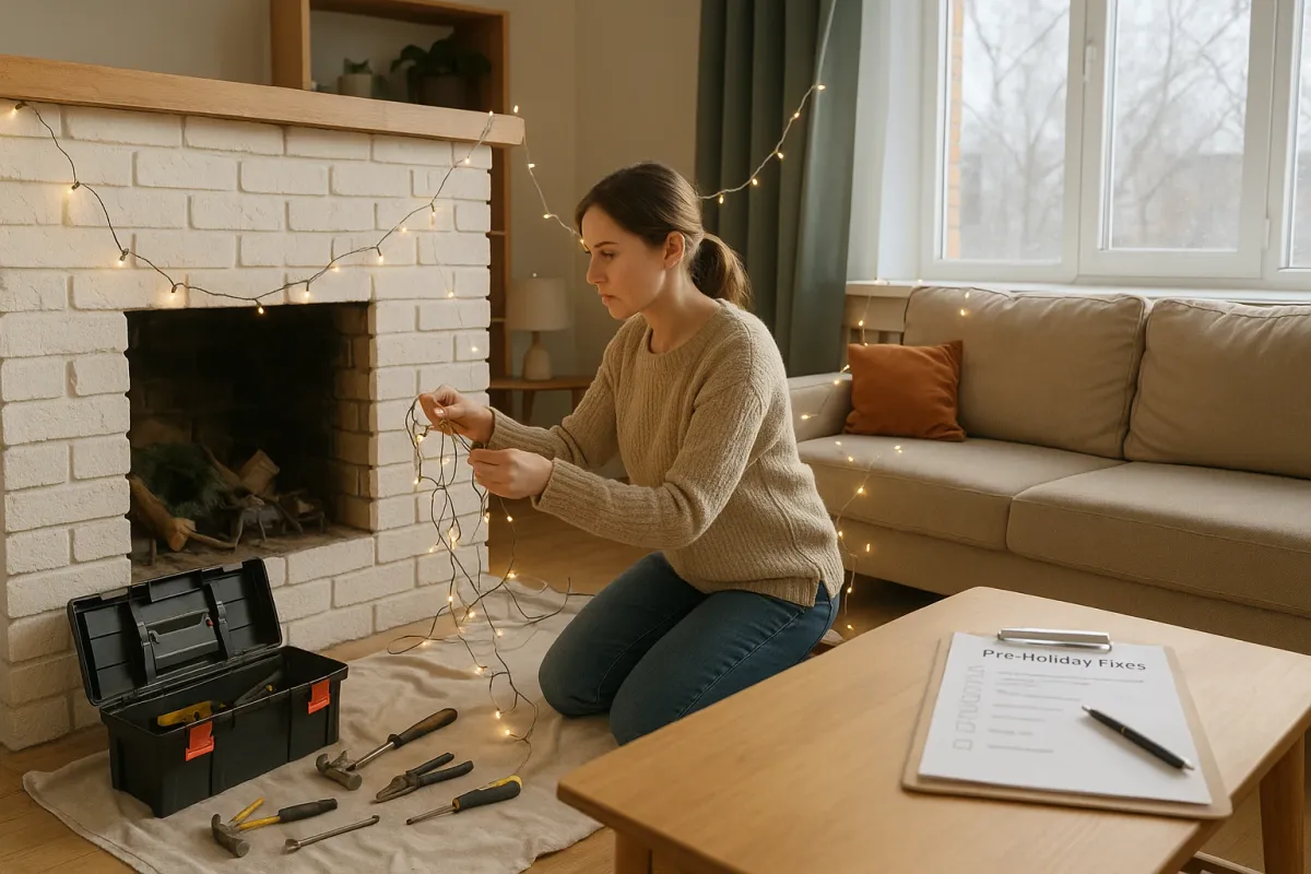 Pre-Holiday Home Reset: DIY Fixes Inspired By The “Christmas Chaos” Warning