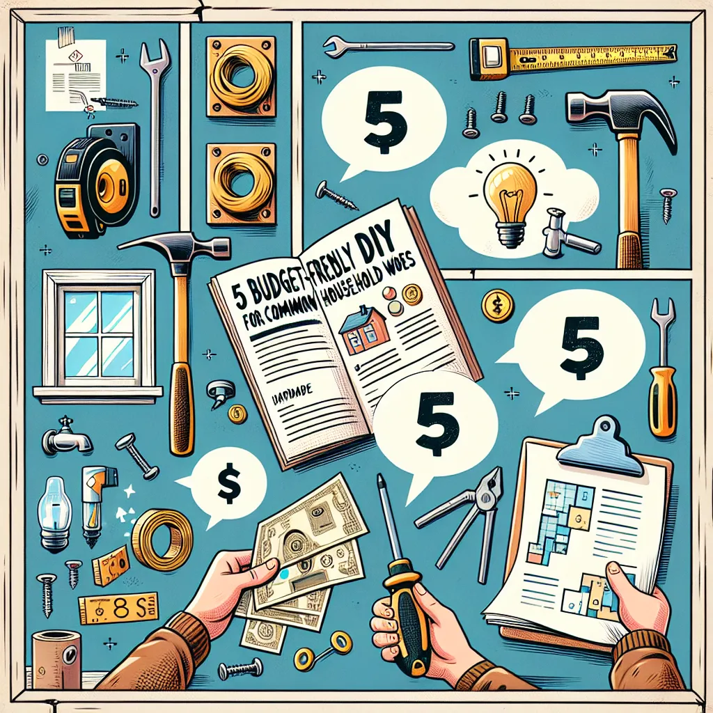 5 Budget-Friendly DIY Fixes for Common Household Woes