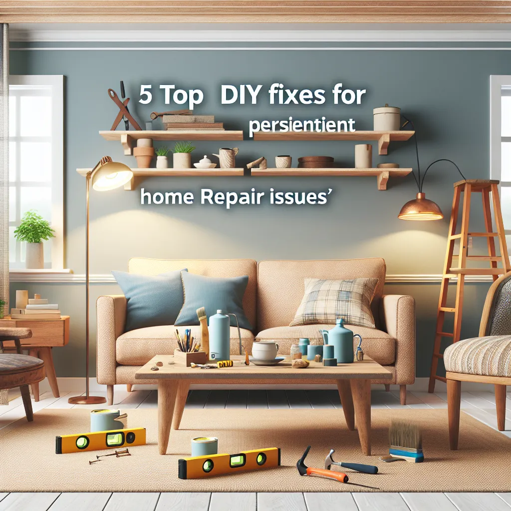 Transform Your Space: 5 Top DIY Fixes for Persistent Home Repair Issues