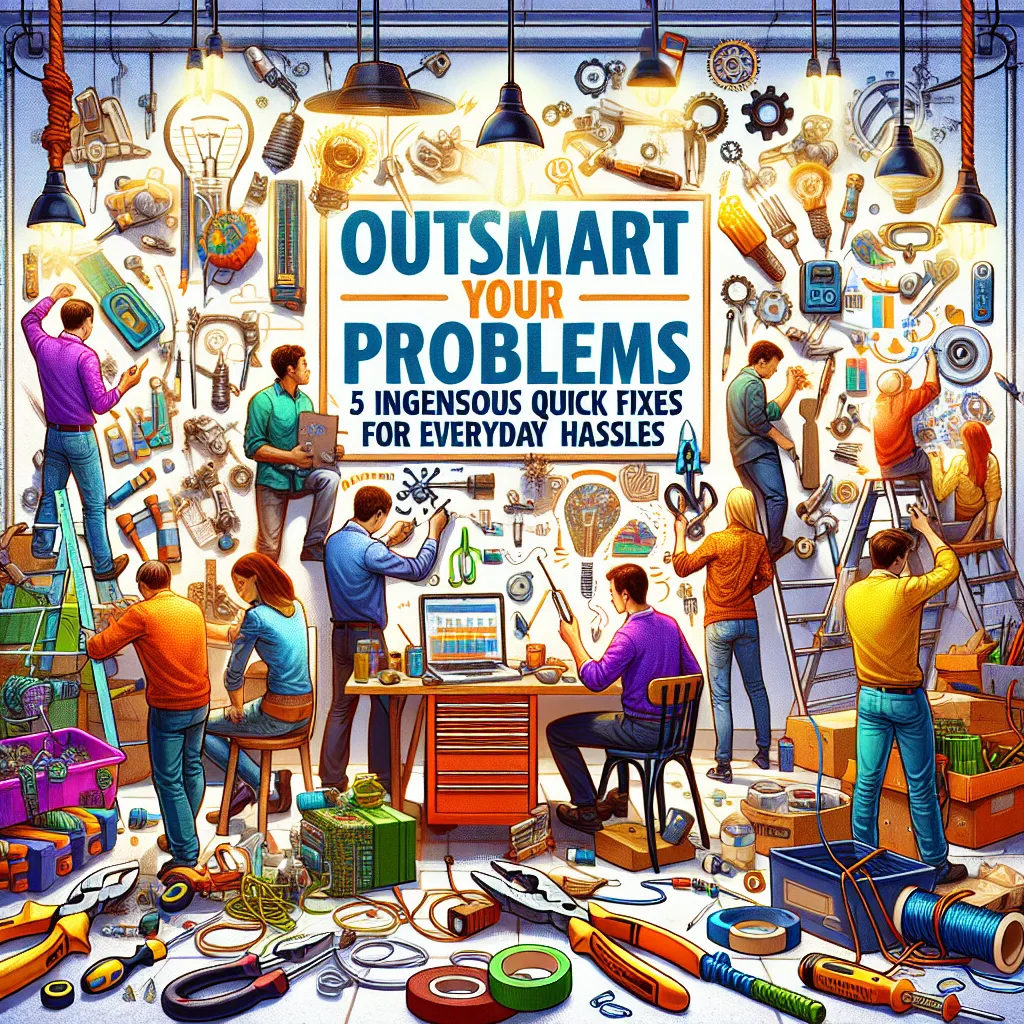 Outsmart Your Problems: 5 Ingenious Quick Fixes for Everyday Hassles