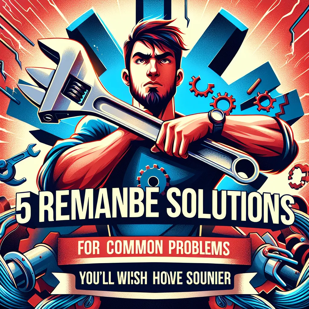 5 Remarkable Solutions for Common Problems You'll Wish You Knew Sooner