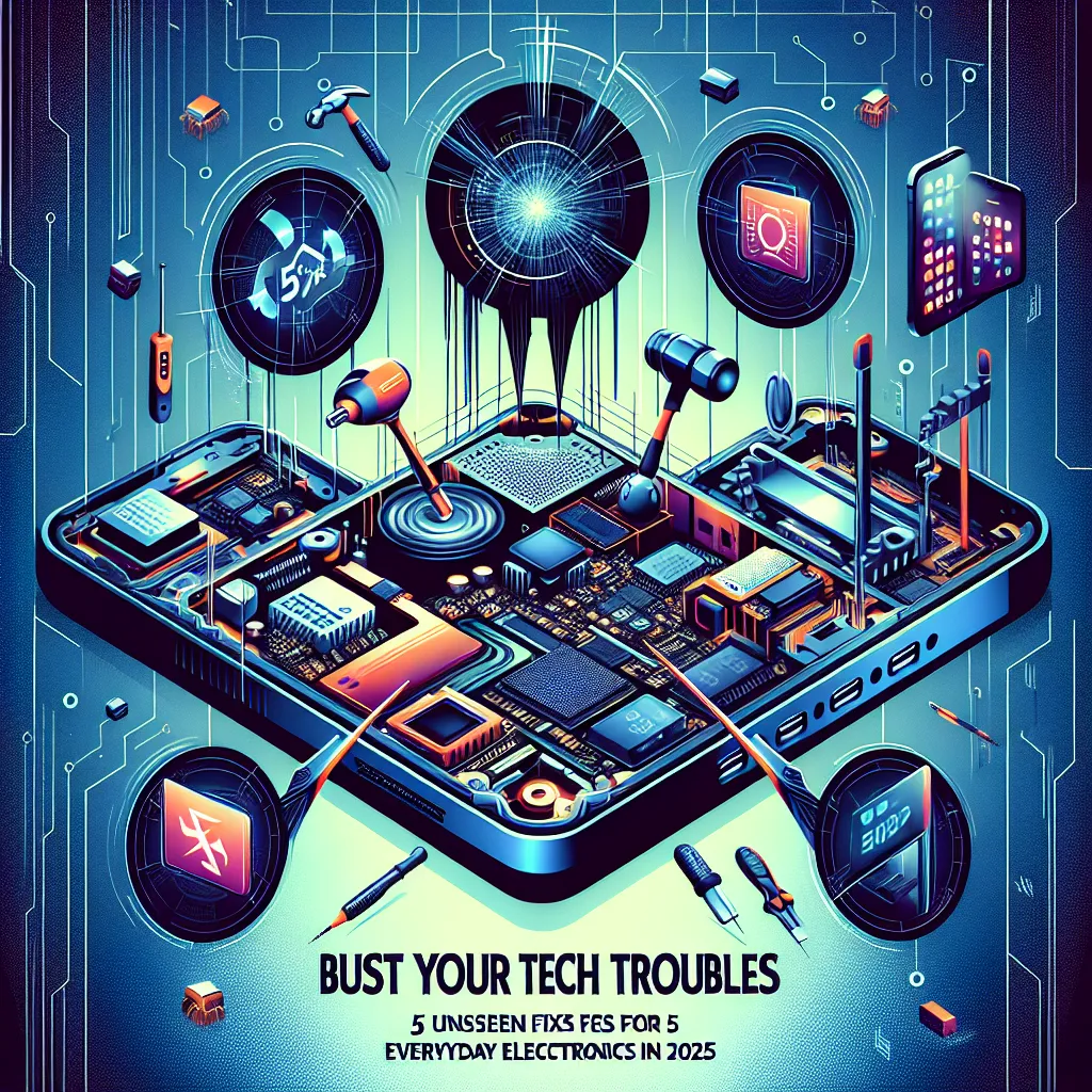 Bust Your Tech Troubles: 5 Unseen Fixes for Everyday Electronics in 2025