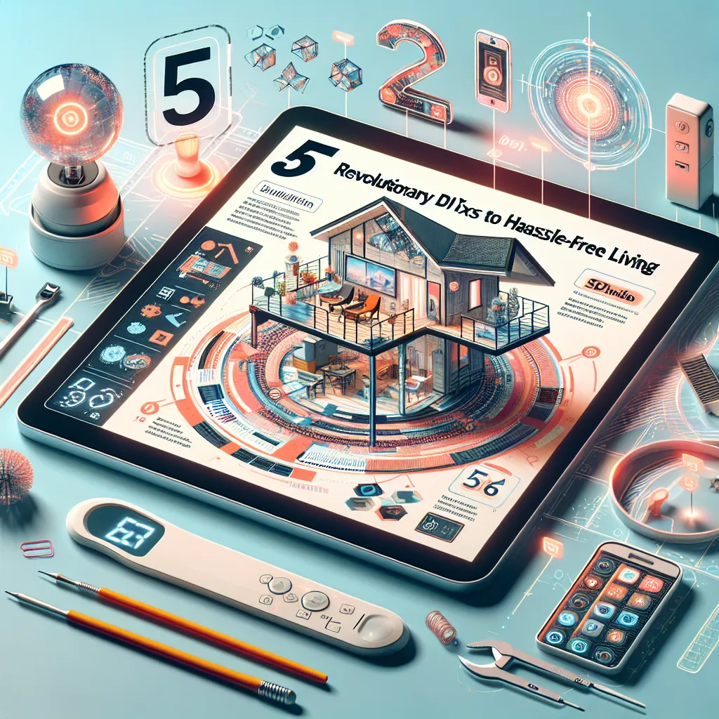 5 Revolutionary DIY Fixes to Hassle-Free Living in 2025