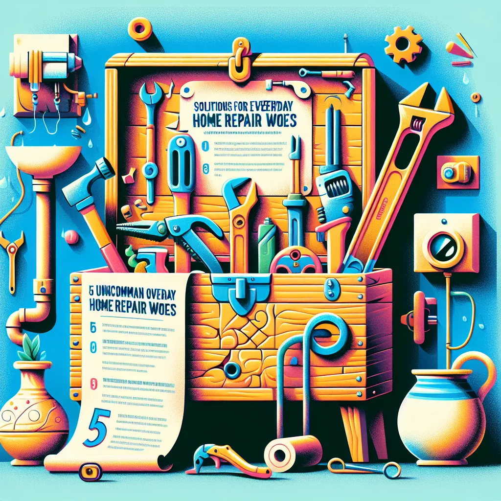 5 Uncommon DIY Solutions for Everyday Home Repair Woes