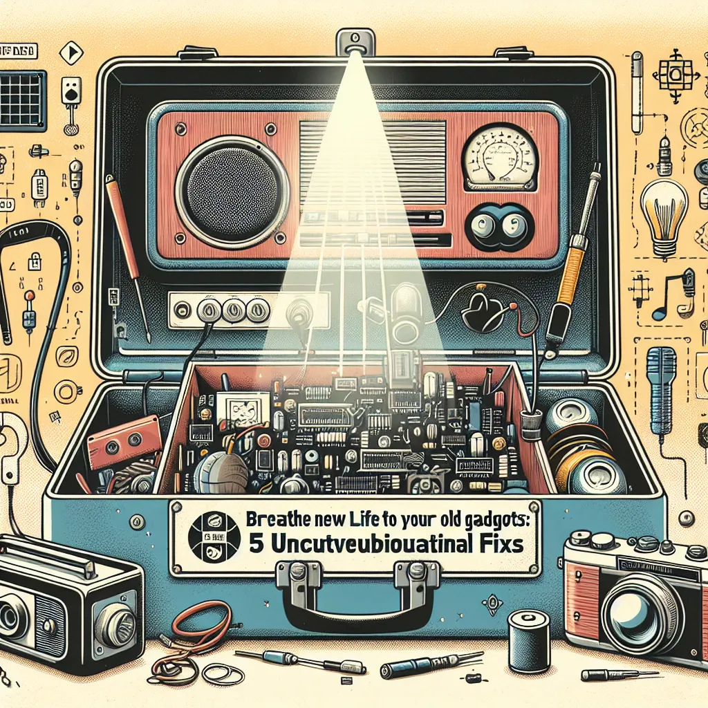 Breathe New Life into Your Old Gadgets: 5 Unconventional Fixes