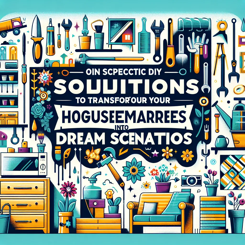 Uncover 5 Spectacular DIY Solutions to Transform Your Household Nightmares into Dream Scenarios