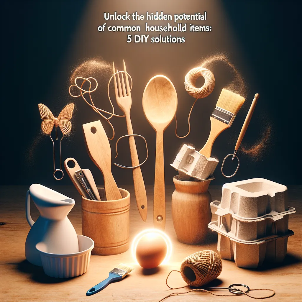 Unlock the Hidden Potential of Common Household Items: 5 DIY Solutions
