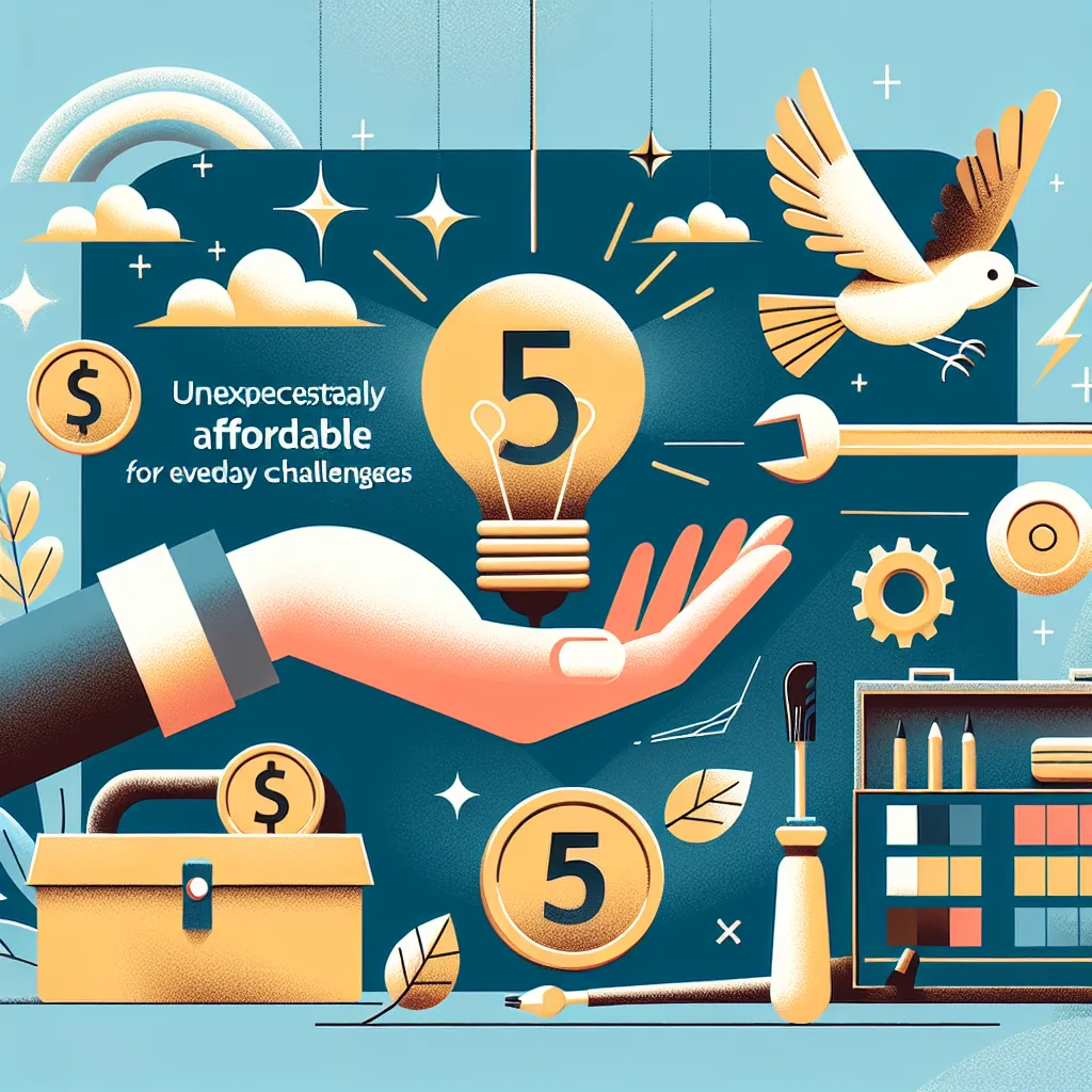 Top 5 Unexpectedly Affordable Solutions for Everyday Challenges