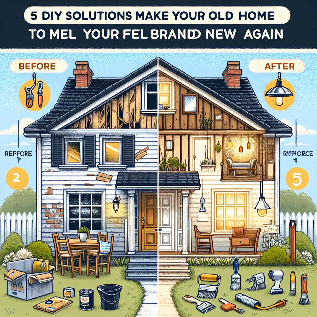 5 DIY Solutions To Make Your Old Home Feel Brand New Again