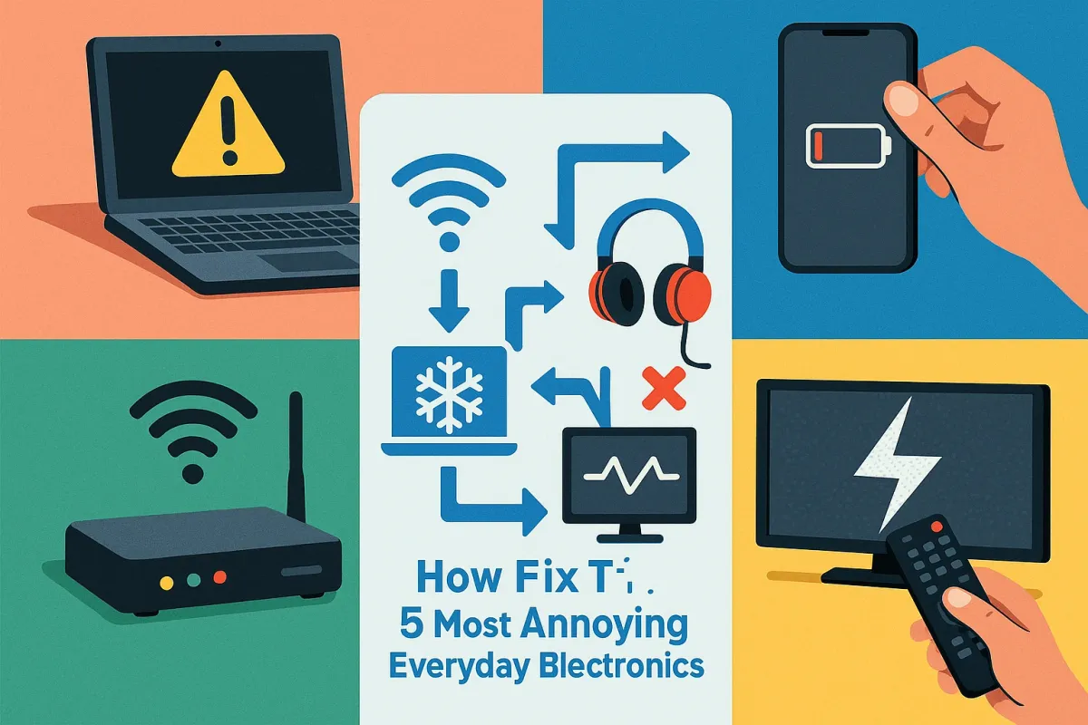 How To Fix The 5 Most Annoying Everyday Electronics Problems Step By Step