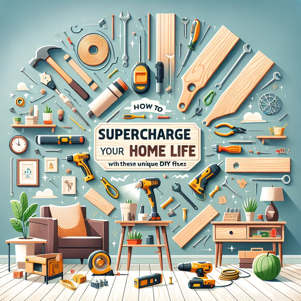 How to Supercharge Your Home Life with These 5 Unique DIY Fixes