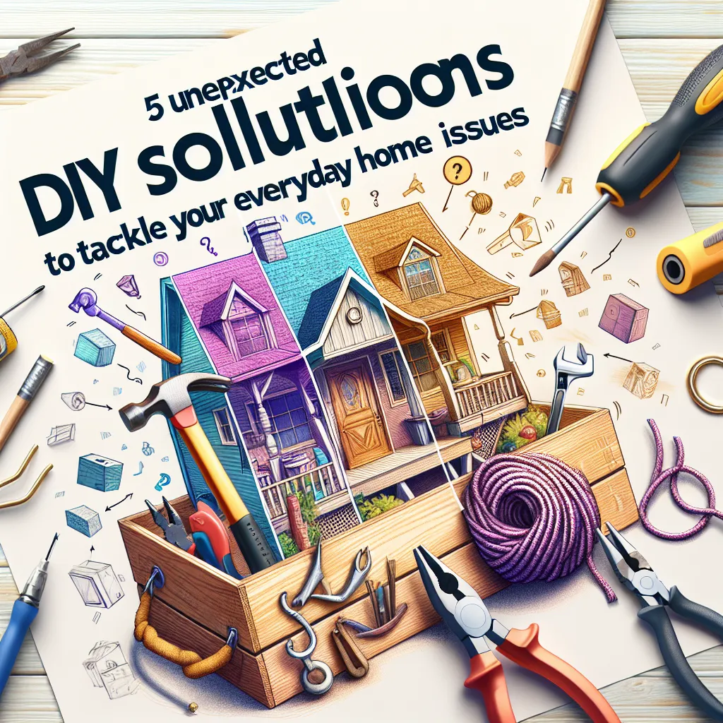 5 Unexpected DIY Solutions to Tackle Your Everyday Home Issues
