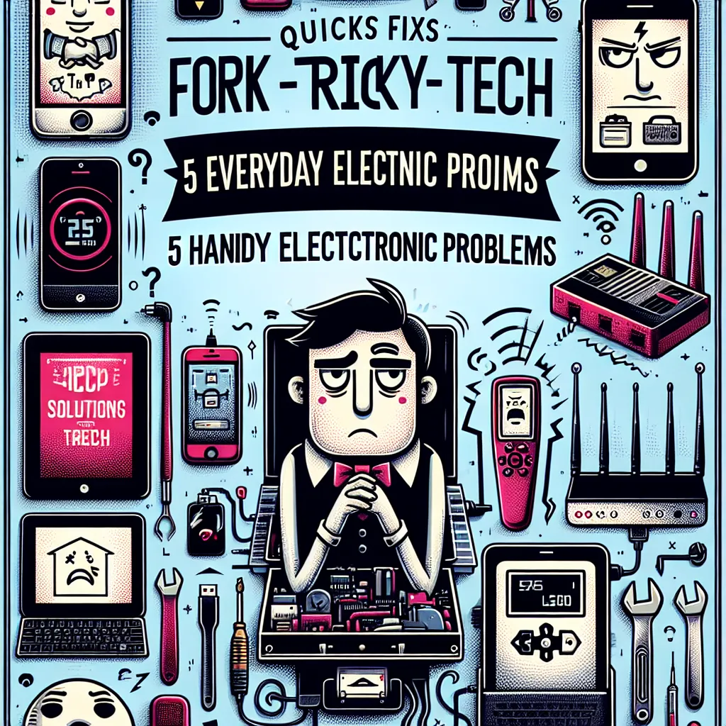 Quick Fixes for Tricky Tech: 5 Handy Solutions for Everyday Electronic Problems