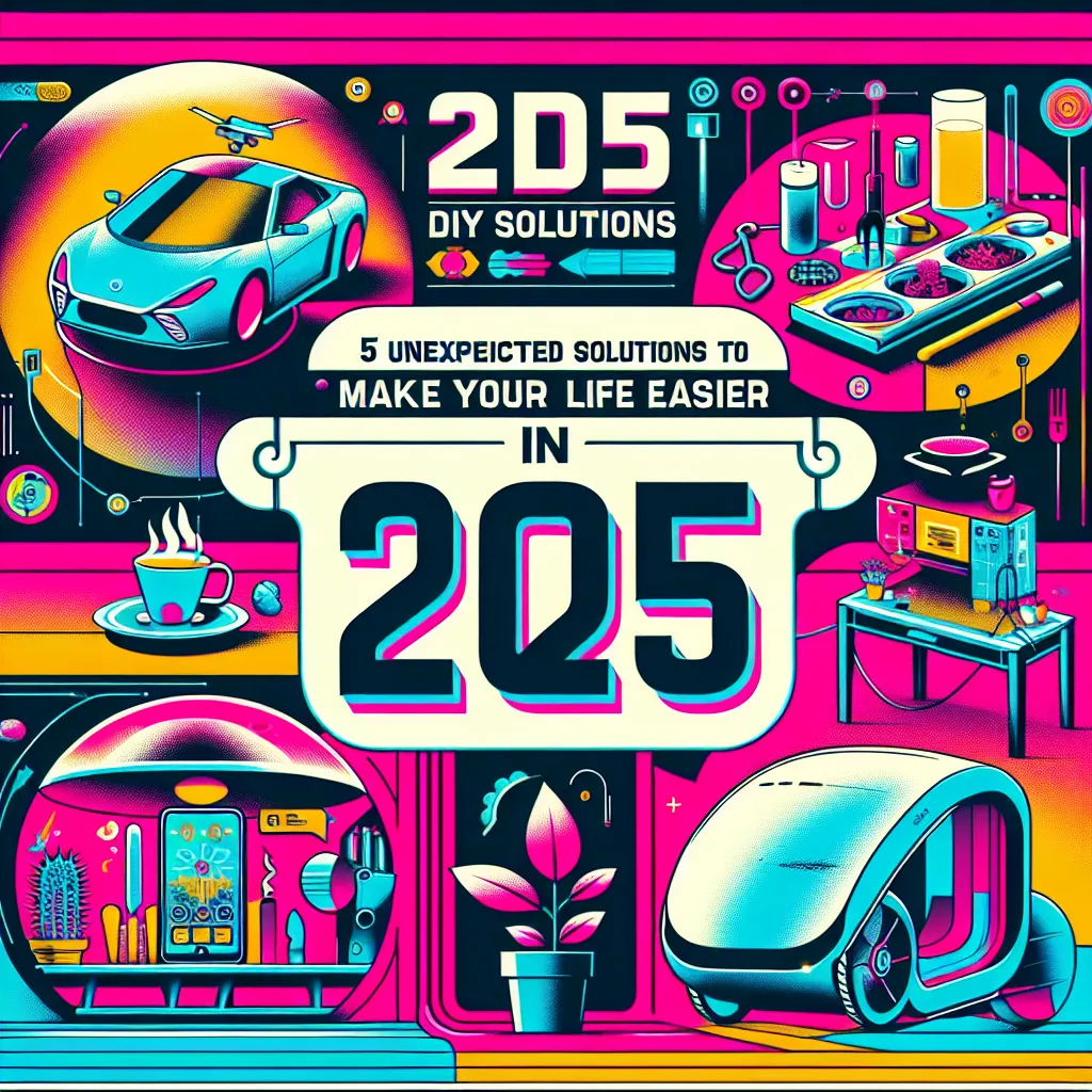 5 Unexpected DIY Solutions to Make Your Life Easier in 2025