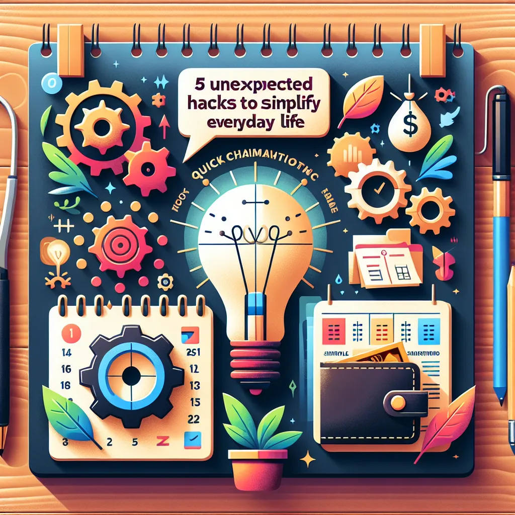 5 Unexpected Hacks to Simplify Your Everyday Life