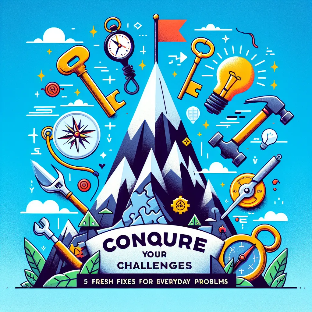 Conquer Your Challenges: 5 Fresh Fixes for Everyday Problems