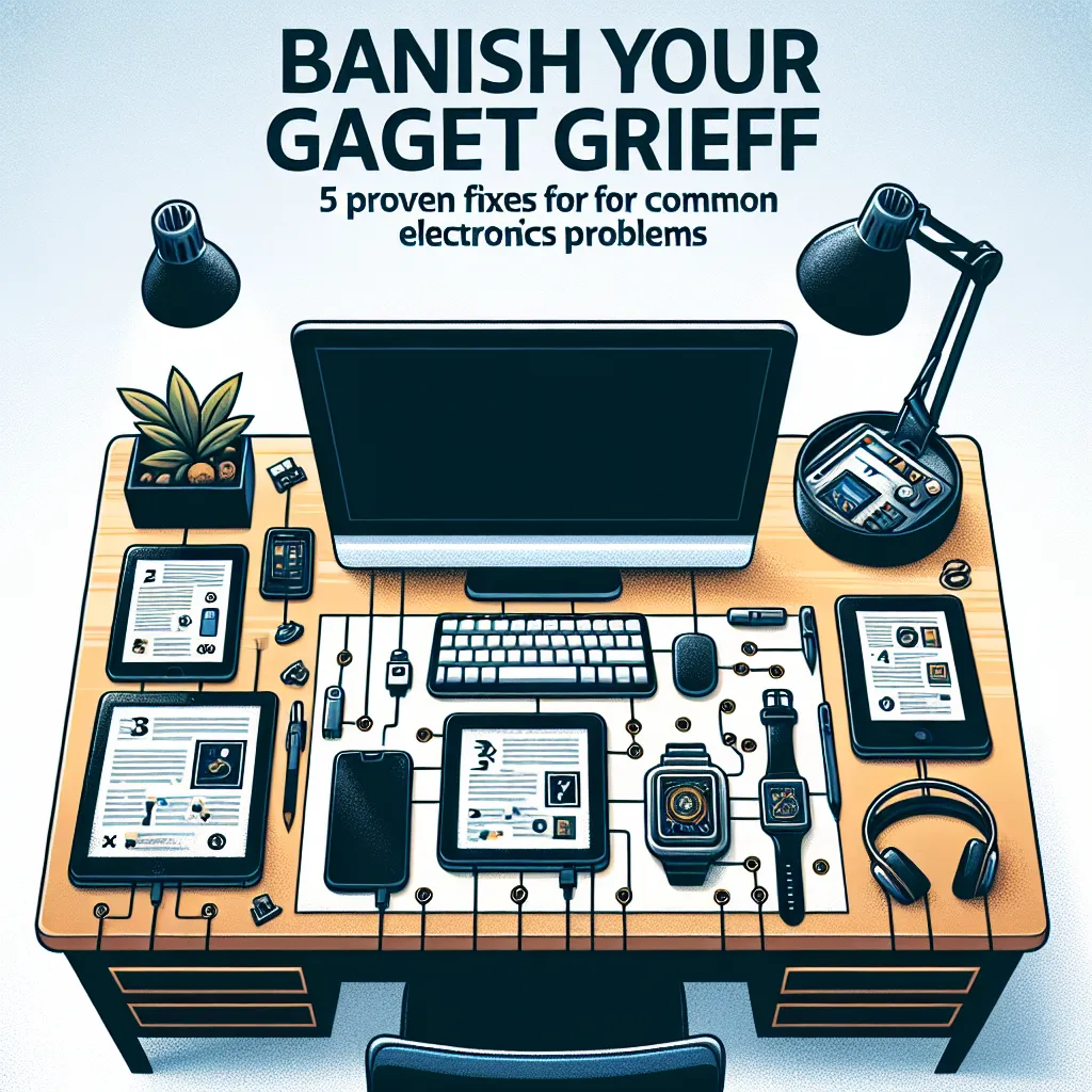 Banish Your Gadget Grief: 5 Proven Fixes for Common Electronics Problems