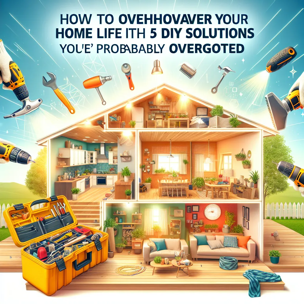 How to Overhaul Your Home Life with 5 DIY Solutions You've Probably Overlooked