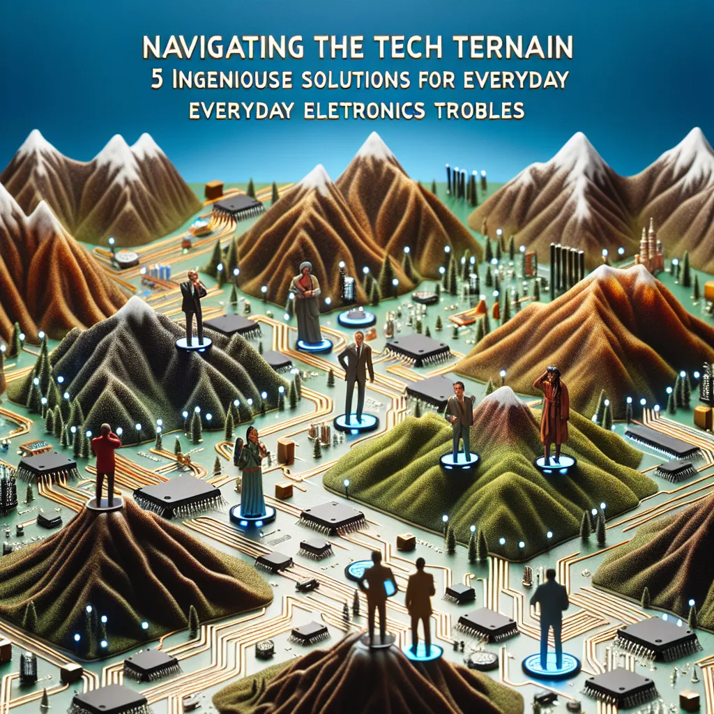 Navigating the Tech Terrain: 5 Ingenious Solutions for Everyday Electronics Troubles