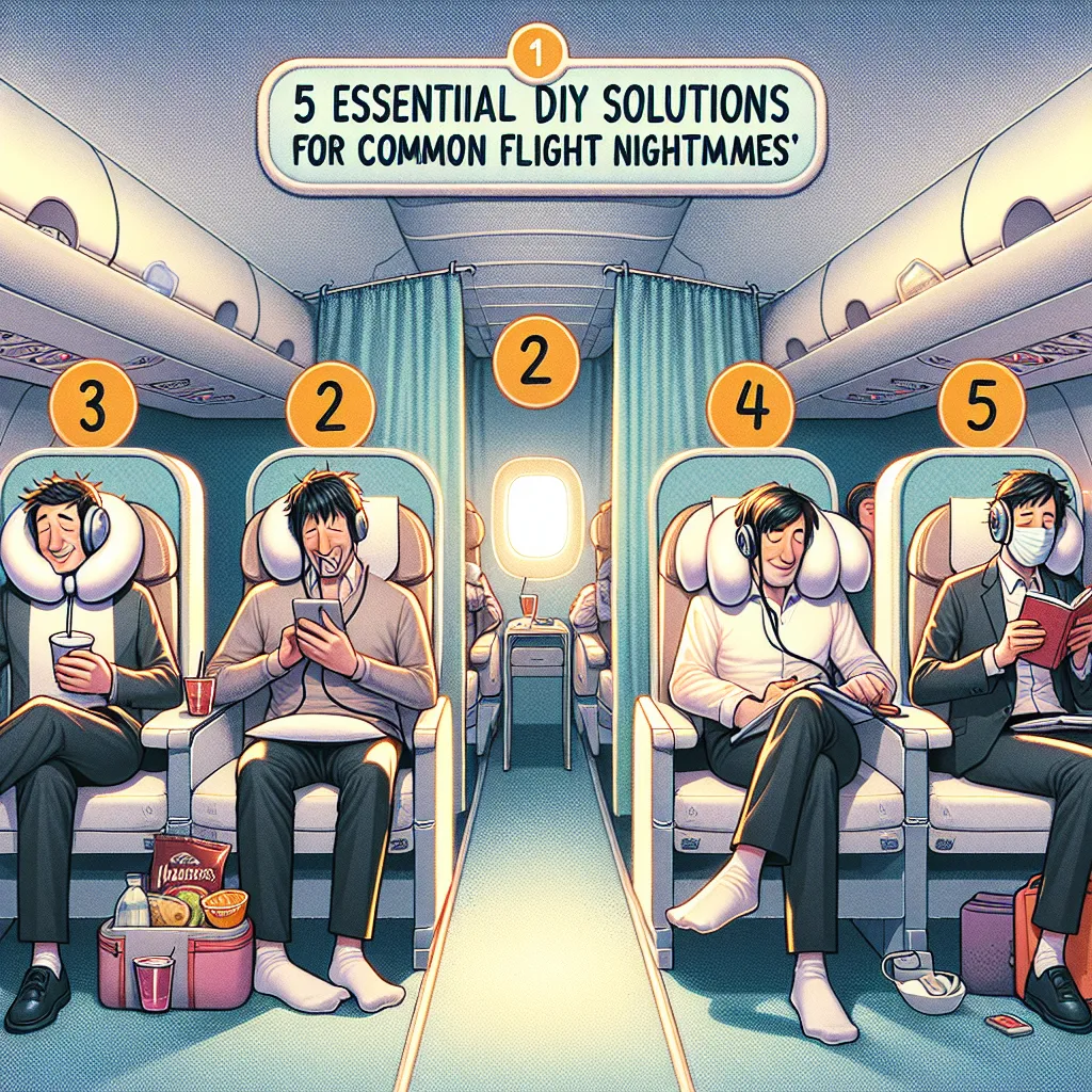 5 Essential DIY Solutions for Common Flight Nightmares