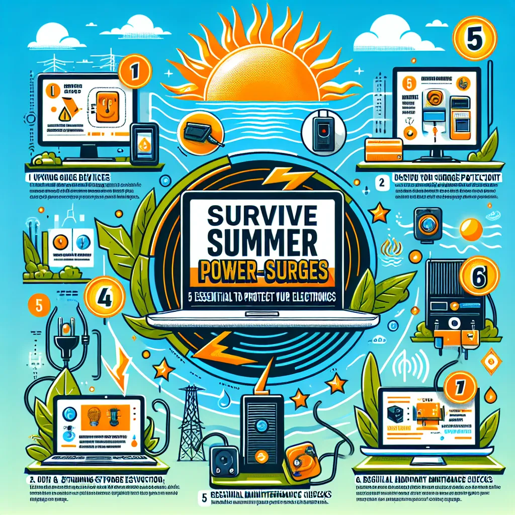 Survive Summer Power-Surges: 5 Essential Steps to Protect Your Electronics