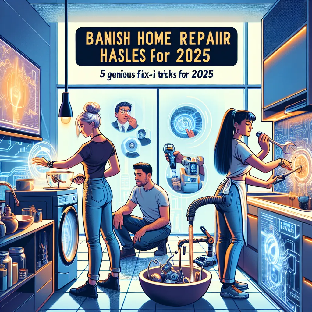 Banish Home Repair Hassles: 5 Genius Fix-It Tricks for 2025