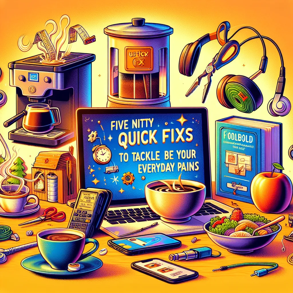 Five Nifty Quick Fixes to Tackle Your Everyday Pains