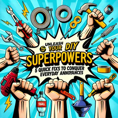 Unleash Your DIY Superpowers: 5 Quick Fixes to Conquer Everyday Annoyances