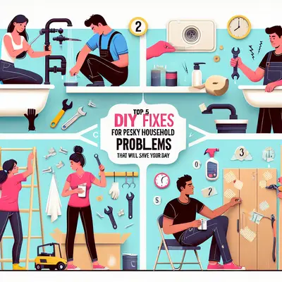 Top 5 DIY Fixes for Pesky Household Problems That Will Save Your Day