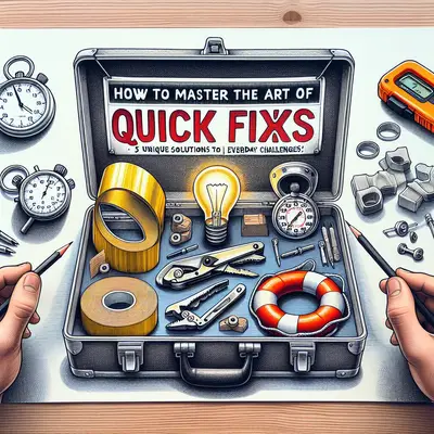 How to Master the Art of Quick Fixes: 5 Unique Solutions to Everyday Challenges