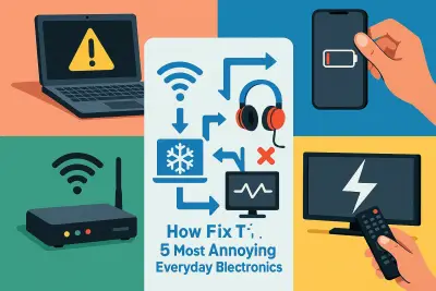 How To Fix The 5 Most Annoying Everyday Electronics Problems Step By Step