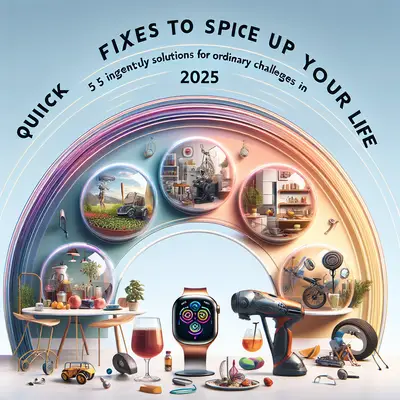 Quick Fixes to Spice Up Your Life: 5 Ingenious Solutions for Ordinary Challenges in 2025